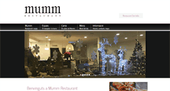 Desktop Screenshot of mummrestaurant.com